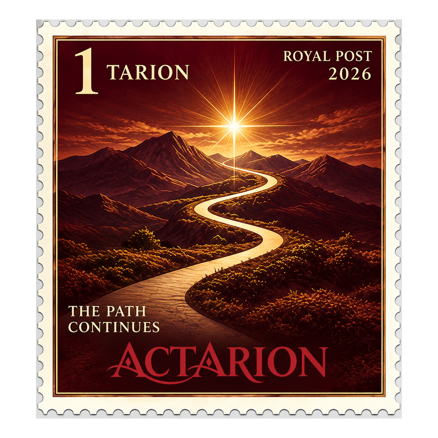 1 TARION — Actarion Royal Post First Issue 2026