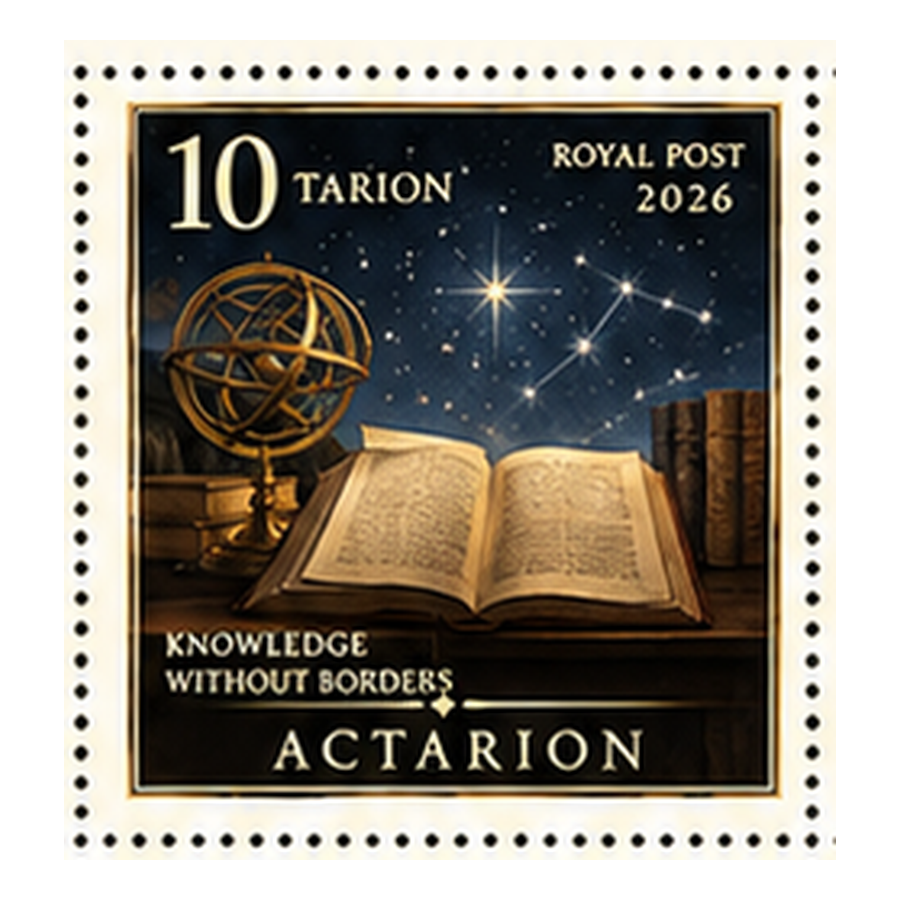 10 TARION — Actarion Royal Post First Issue 2026